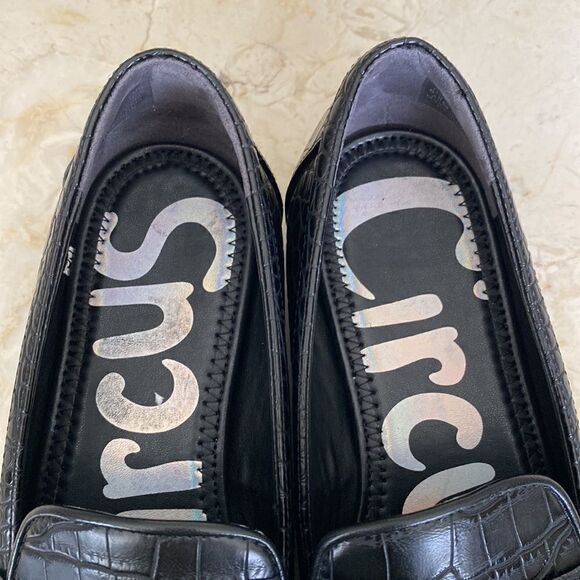 Circus by Sam Edelman Hannon Croc Embossed Penny Loafers - Picture 12 of 13